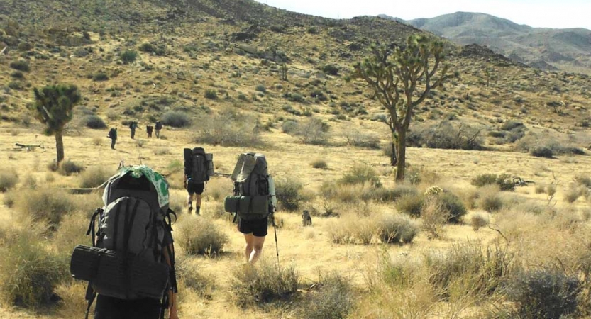 backpacking trip for teens in california